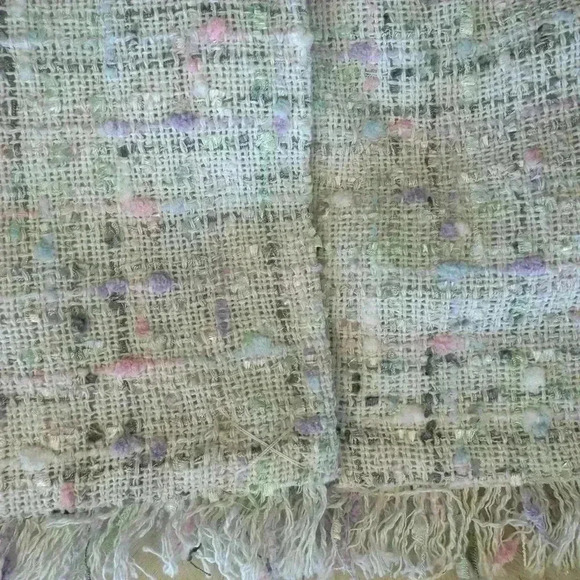 Elle Tweed Pastel Pretty Skirt Size: 2 - Picture 9 of 10